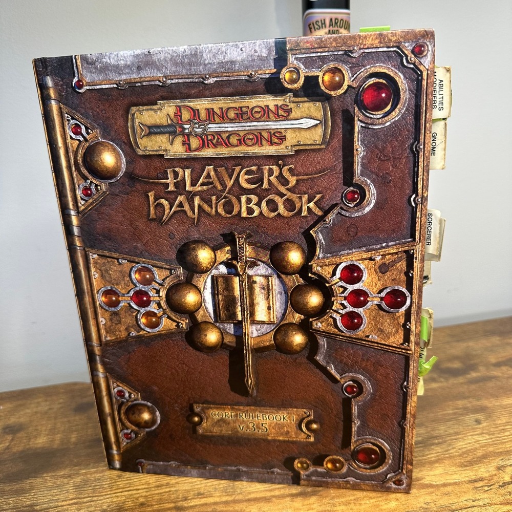 Dungeons & Dragons Players Handbook Core Rulebook I v.3.5 Hardcover D&D 3.5 Edit